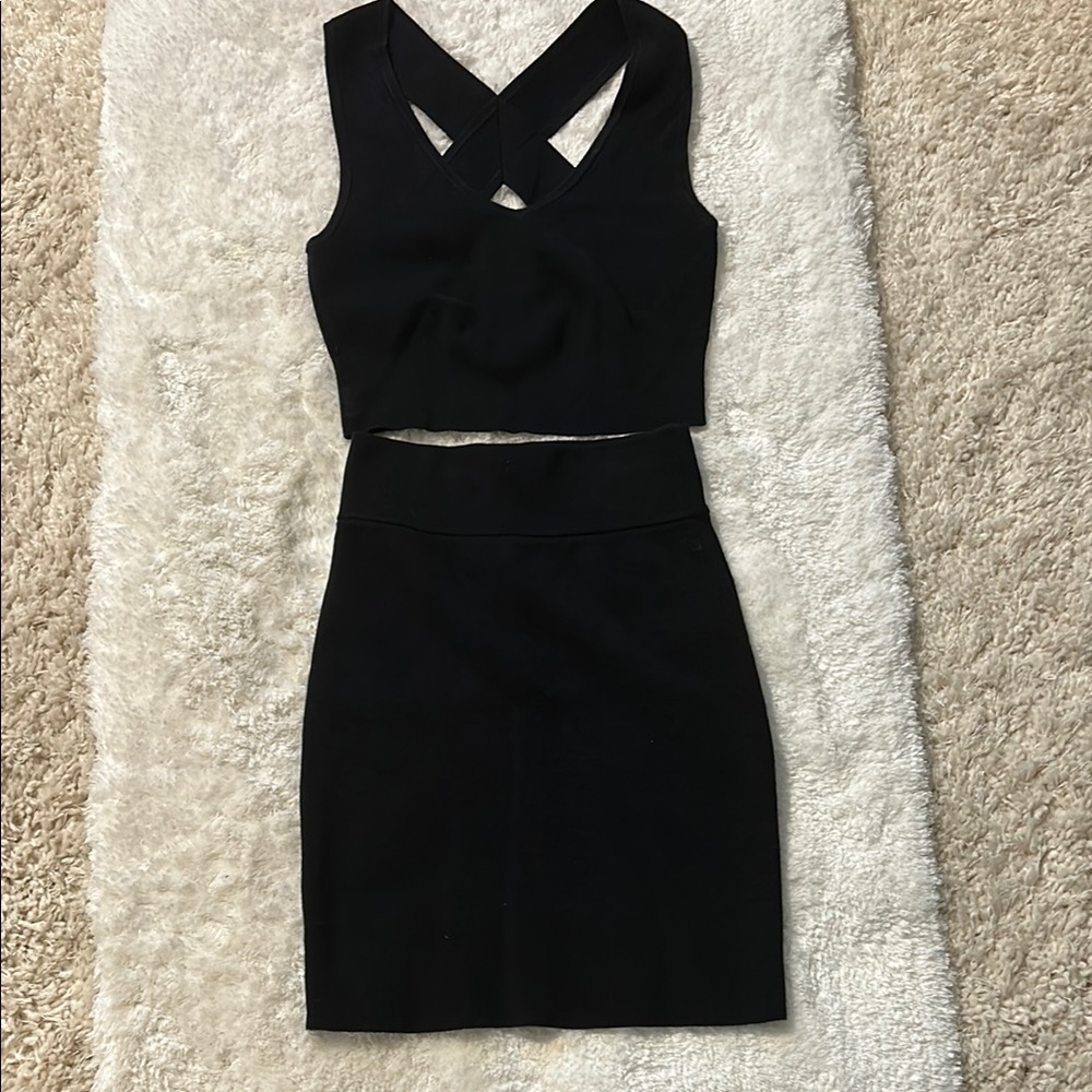 Express Black Knit Top